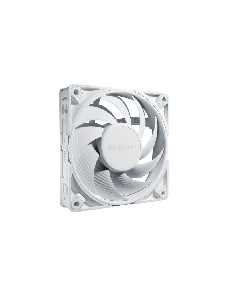 Be Quiet! (BL118) Silent Wings Pro 4 12cm PWM Case Fan  White  Up to 3000 RPM  3x Speed Switch  Fluid Dynamic Bearing