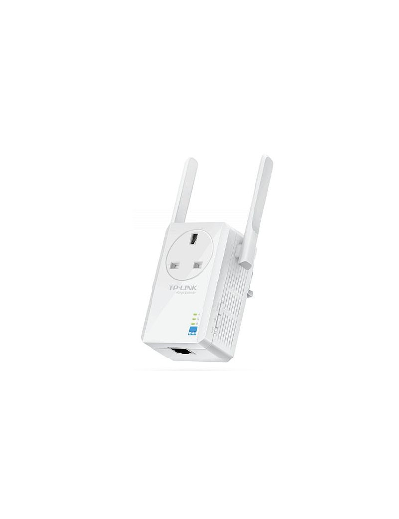 TP-LINK (TL-WA860RE) 300Mbps Wall-Plug Wifi Range Extender  AC Passthrough  1 LAN