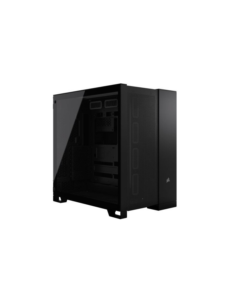 Corsair 6500D Airflow Dual Chamber Gaming Case w/ Glass Window  ATX  Fully Mesh Panelling  USB-C  Asus BTF Compatible  Black