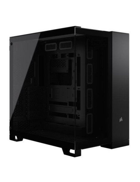 Corsair 6500X Dual Chamber Gaming Case w/ Glass Side & Front  ATX  Mesh Panels  USB-C  Asus BTF Compatible  Black