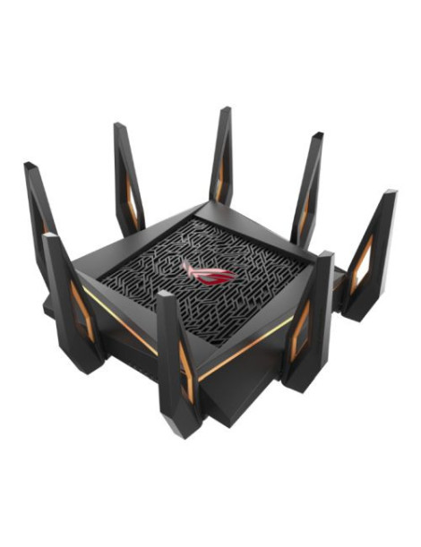 Asus (GT-AX11000) ROG Rapture AX11000 Wireless Tri-Band Gaming Wi-Fi 6 Router  802.11ax  Quad Core CPU  AiMesh  RGB