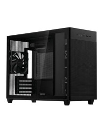 Asus Prime AP201 Gaming Case w/ Tempered Glass Window  Micro ATX  USB-C  Tool-free Panels  338mm GPU & 360mm Radiator Support  Black