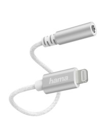 Hama Lightning Male to 3.5mm Jack Female Cable  Ultra-Thin & Flexible Cable