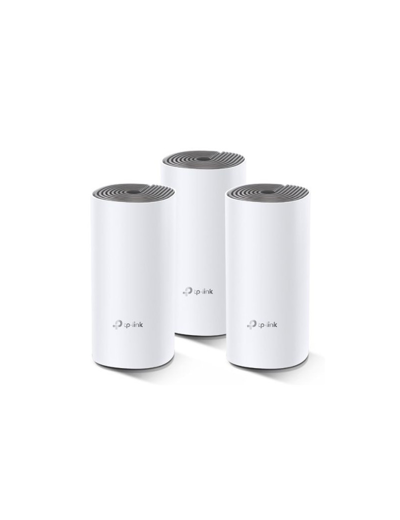 TP-LINK (DECO E4) Whole-Home Mesh Wi-Fi System  3 Pack  Dual Band AC1200  2 x LAN on each Unit