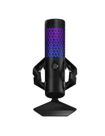 Asus ROG Carnyx USB Gaming Microphone  Studio-Grade 25mm Condenser  192kHz/24-bit  High-Pass Filter  Pop Filter  Metal Mount  RGB Lighting  Black