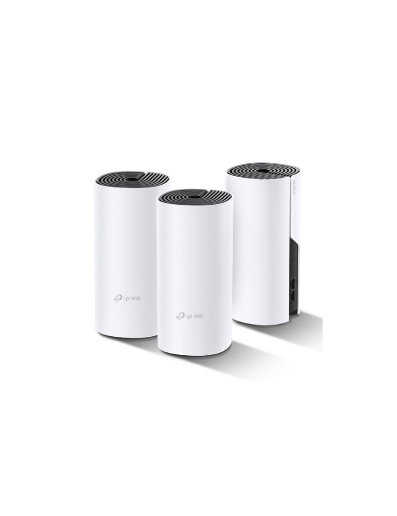 TP-LINK (DECO P9) Whole-Home Hybrid Mesh Wi-Fi System with Powerline  3 Pack  Dual Band AC1200 + HomePlug AV1000