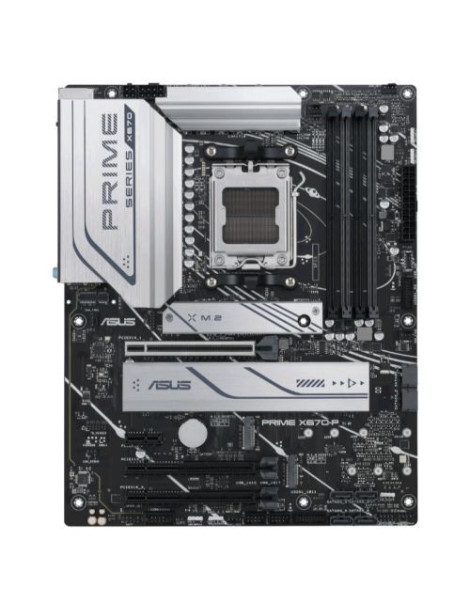 Asus PRIME X670-P-CSM - Corporate Stable Model  AMD X670  AM5  ATX  4 DDR5  HDMI  DP  2.5G LAN  PCIe4  3x M.2