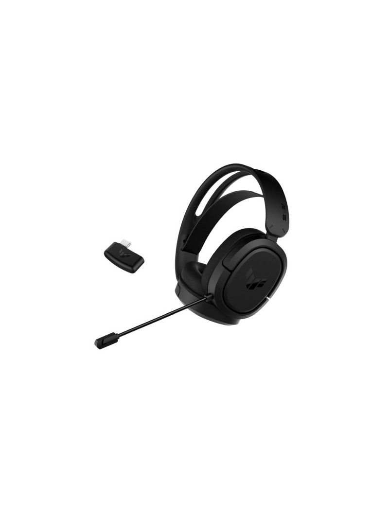 Asus TUF Gaming H1 Wireless Headset  7.1  USB-C (USB-A Adapter)  Lightweight  Deep Bass  Airtight Chamber Tech