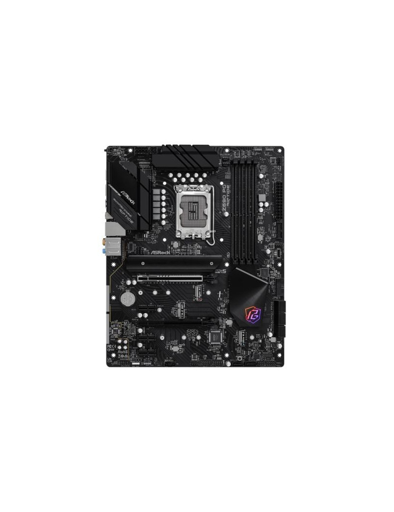 Asrock Z690 PHANTOM GAMING RIPTIDE  Intel Z690  1700  ATX  4 DDR4  HDMI  2.5GB LAN  PCIe5  RGB  3x M.2