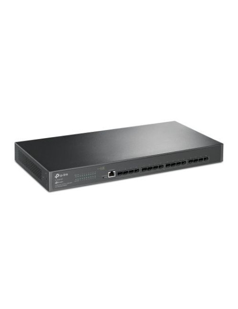 TP-LINK (TL-SX3016F) JetStream 16-Port 10GE SFP+ L2+ Managed Switch  Centralized Management  Dual Redundant PSUs  Rackmountable