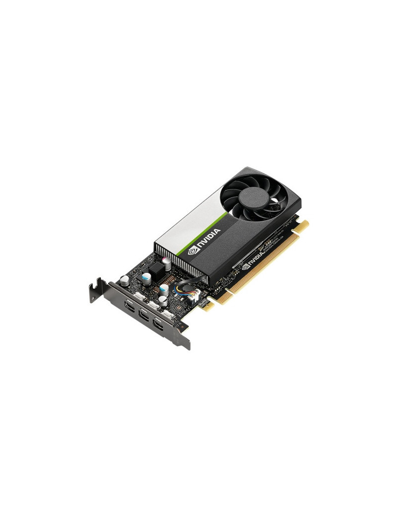 PNY NVidia T400 Professional Graphics Card  4GB DDR6  384 Cores  3 miniDP 1.4  Low Profile (Bracket Included)  OEM (Brown Box)