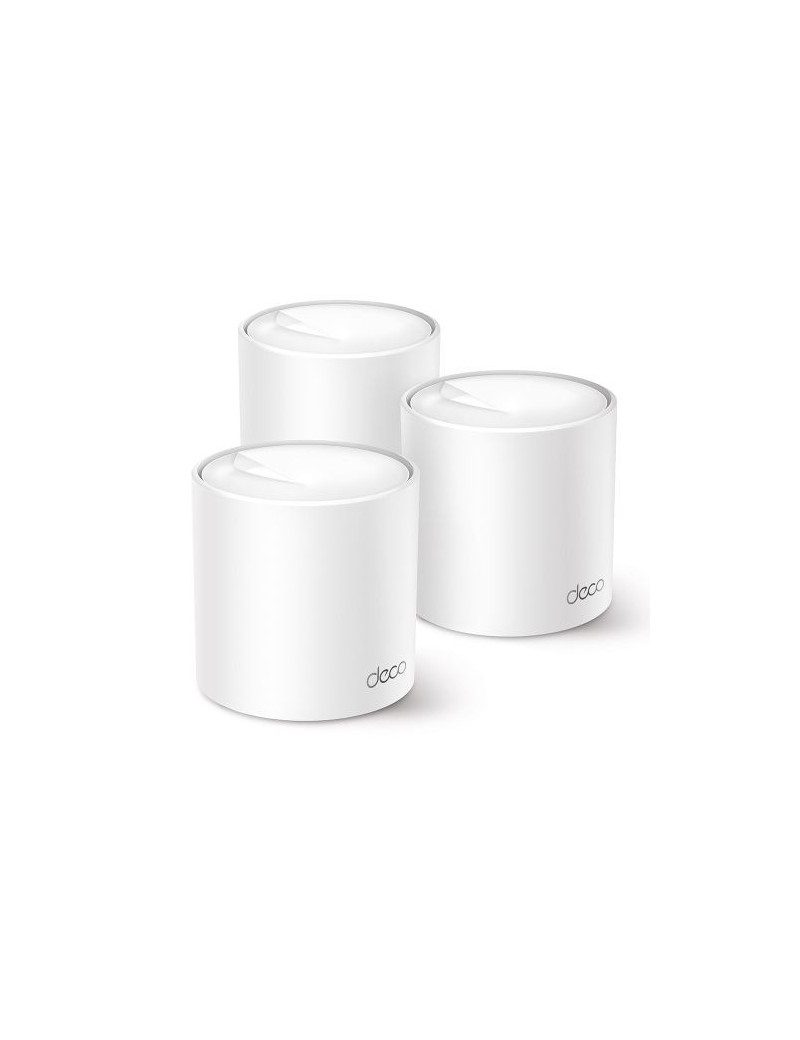 TP-LINK (DECO X50) AX3000 Dual Band Wireless Whole Home Mesh Wi-Fi 6 System  3 Pack  3x LAN  OFDMA & MU-MIMO  TP-Link HomeShield