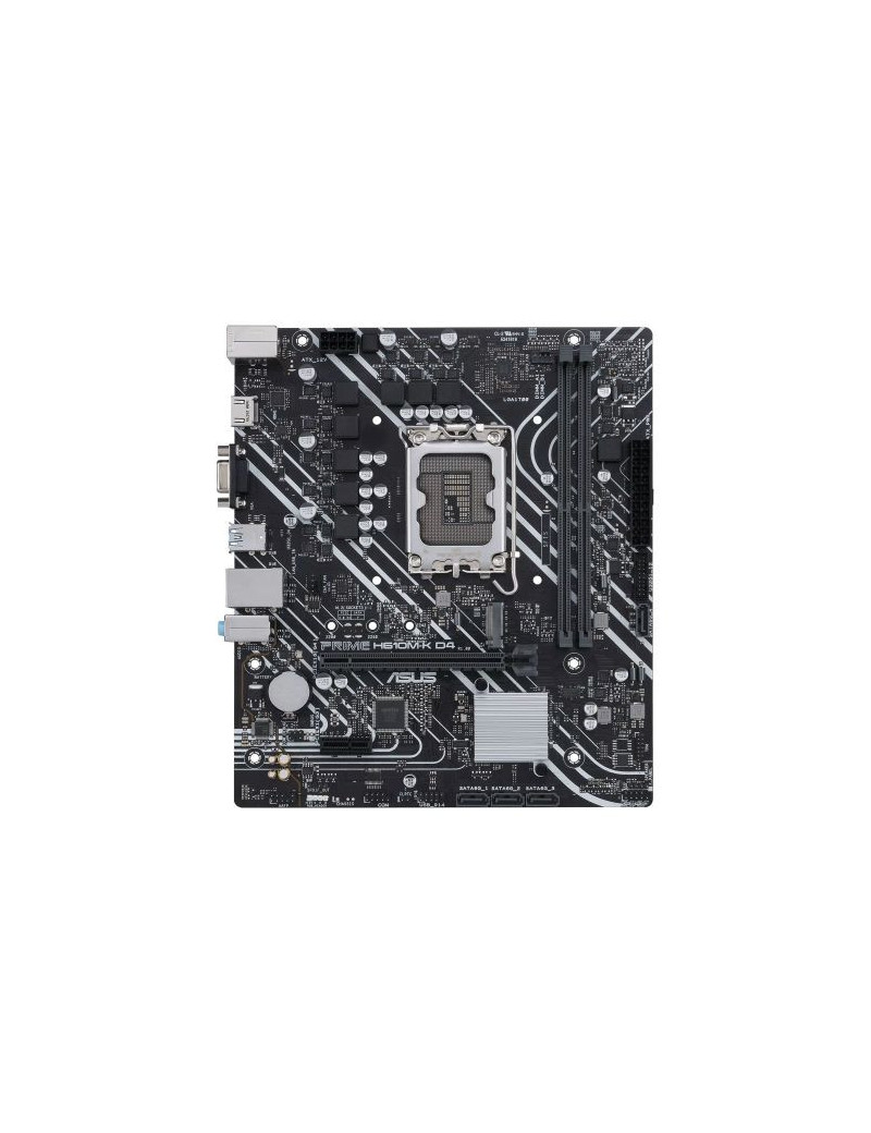 Asus PRIME H610M-K D4  Intel H610  1700  Micro ATX  2 DDR4  VGA  HDMI  PCIe4  1x M.2