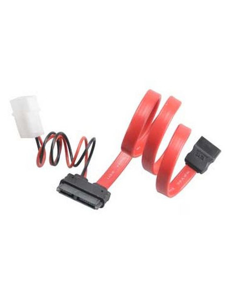 Akasa SATA Cable For Slimline Opticals  SATA+Molex to Mini SATA Power & Data  40cm