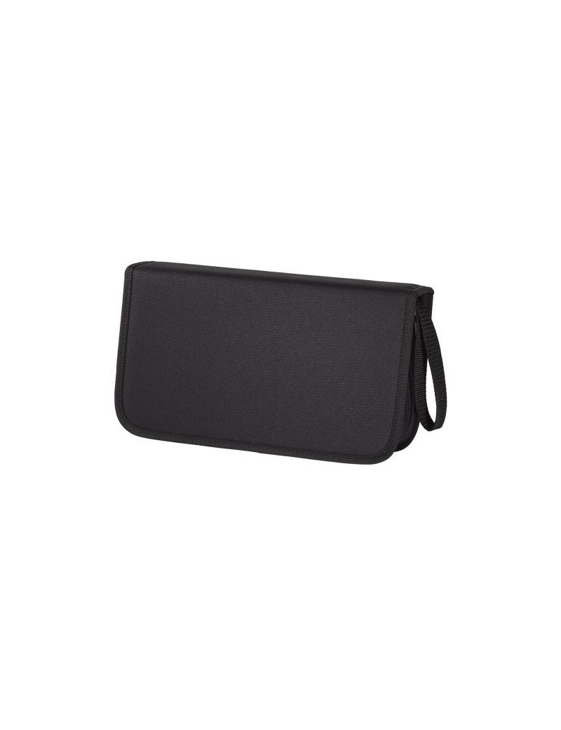 Hama CD/DVD/Blu-Ray Disc Wallet  Up to 104 Discs  Black