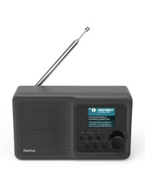 Hama DR5BT Digital Radio  FM/DAB/DAB+  Bluetooth  USB  Rechargeable Battery