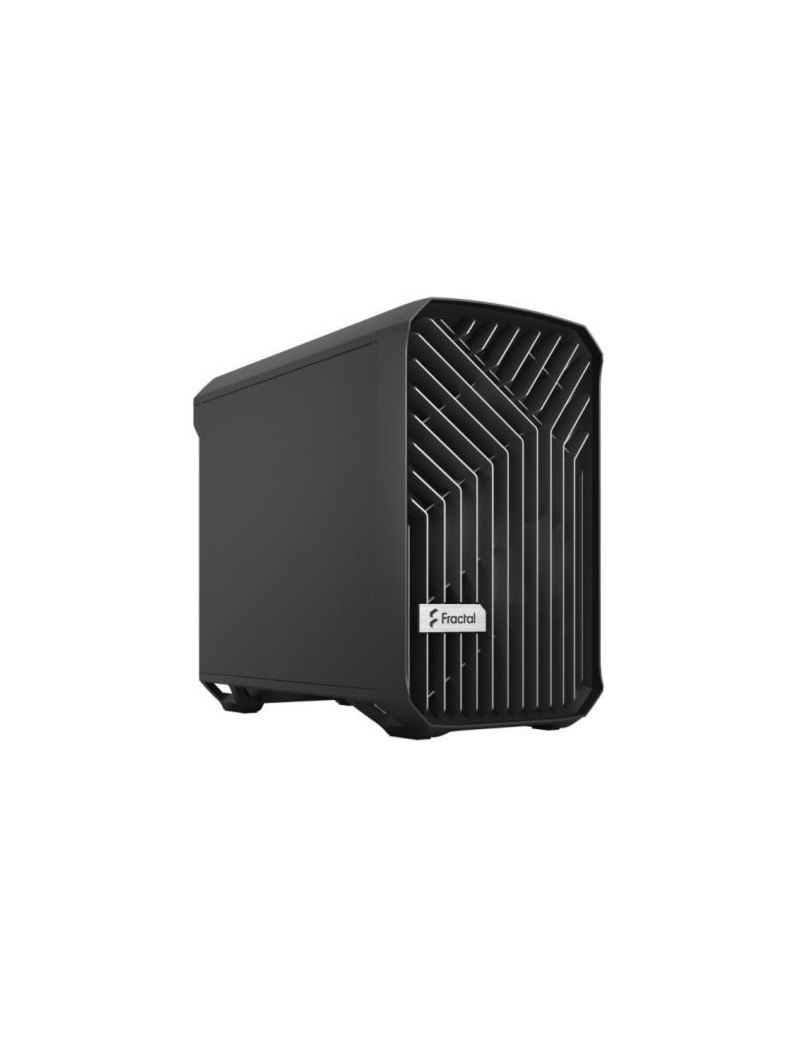 Fractal Design Torrent Nano (Black Solid) Case  Mini ITX  1 Fan  ATX PSU & 335mm GPU Support  280mm Watercooling  Front Grille  USB-C