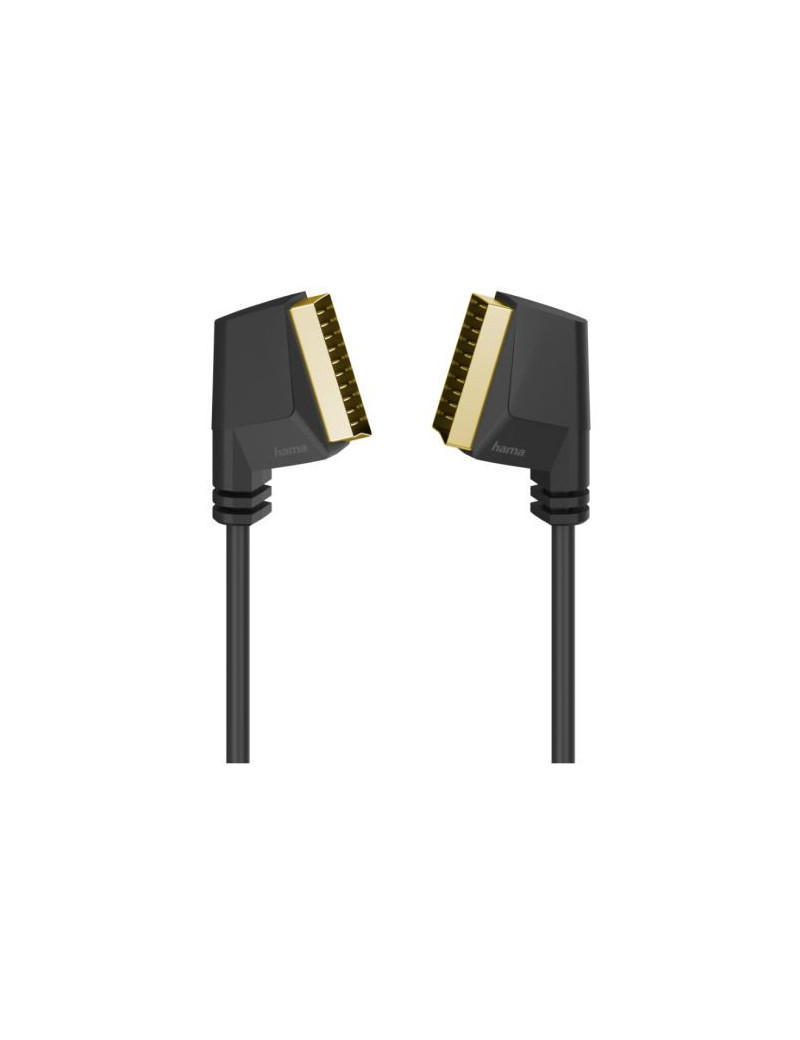 Hama Scart Cable  Male to Male  Gold-Plated  1.5 Metre