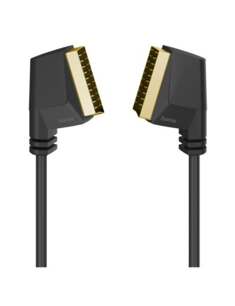 Hama Scart Cable  Male to Male  Gold-Plated  1.5 Metre