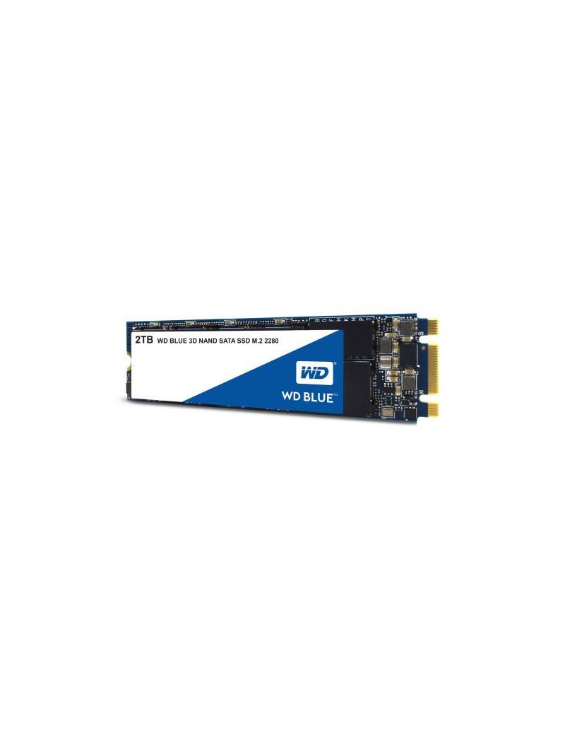 WD 2TB Blue M.2 SATA SSD  M.2 2280  SATA3  3D NAND  R/W 560/530 MB/s  95K/84K IOPS