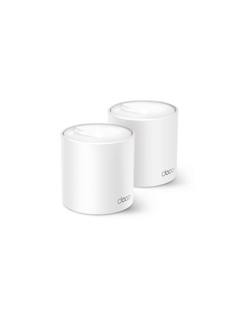 TP-LINK (DECO X50) AX3000 Dual Band Wireless Whole Home Mesh Wi-Fi 6 System  2 Pack  3x LAN  OFDMA & MU-MIMO  TP-Link HomeShield