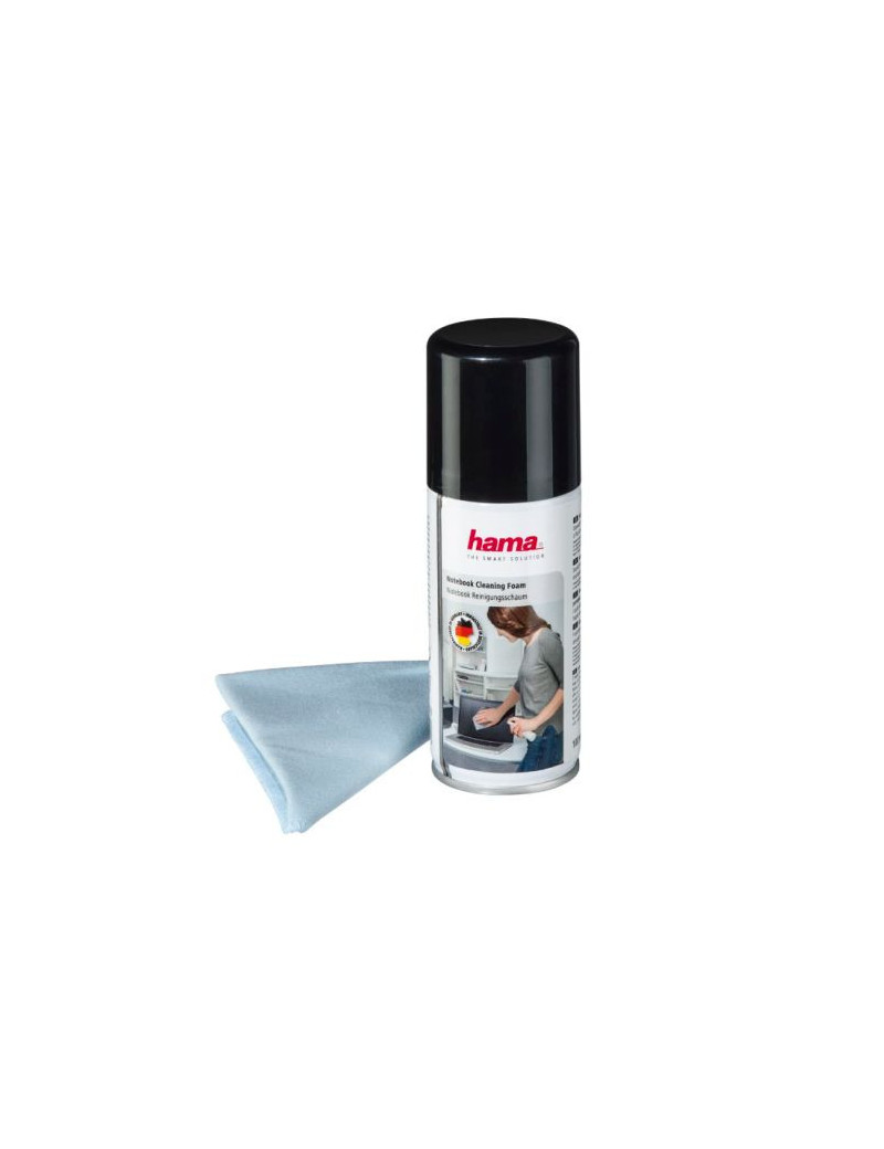 Hama Screen Cleaning Foam  100ml  Microfibre Cloth Included