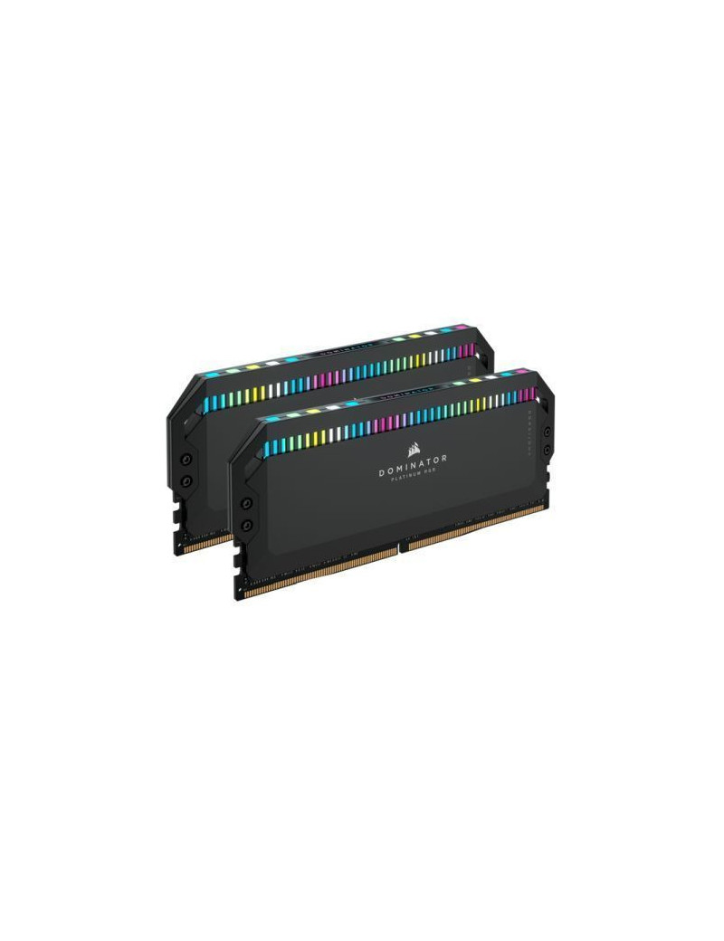 Corsair Dominator Platinum RGB 64GB Kit (2 x 32GB)  DDR5  5200MHz (PC5-41600)  CL40  1.25V  XMP 3.0  PMIC  DIMM Memory