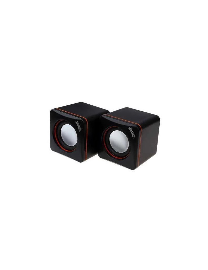 Jedel 2.0 Mini Stereo Speakers  3W x2  Black