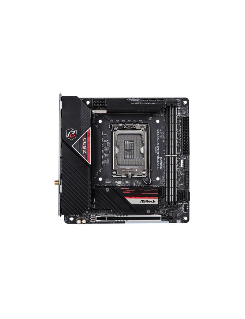 Asrock Z690 PHANTOM GAMING-ITX/TB4  Intel Z690  1700  Mini ITX  2 DDR5  HDMI  DP  Thunderbolt  Wi-Fi  2.5GB LAN  PCIe5  RGB  2x M.2