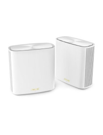 Asus (ZenWiFi XD6S) AX5400 Dual-Band Wi-Fi 6 Routers  2 Pack  1x GB LAN  GB WAN  AiMesh Tech  Tri-Core Processor  White