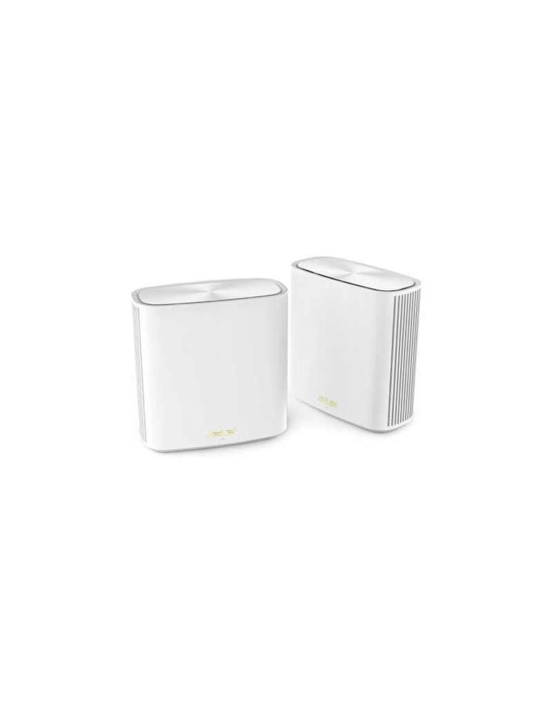 Asus (ZenWiFi XD6S) AX5400 Dual-Band Wi-Fi 6 Routers  2 Pack  1x GB LAN  GB WAN  AiMesh Tech  Tri-Core Processor  White