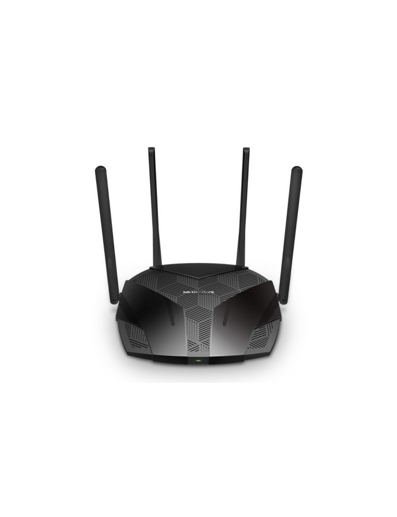 Mercusys (MR80X) AX3000 Wireless Dual Band Router  MU-MIMO  OFDMA  Beamforming  1x GB WAN + 3x GB LAN