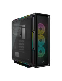 Corsair iCUE 5000T RGB Gaming Case w/ Glass Window  E-ATX  Multiple RGB Strips  3 RGB Fans  iCUE Commander CORE XT included  USB-C  Black