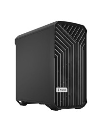 Fractal Design Torrent Compact (Black Solid) Gaming Case  E-ATX  2 Fans  Fan Hub  Front Grille  USB-C