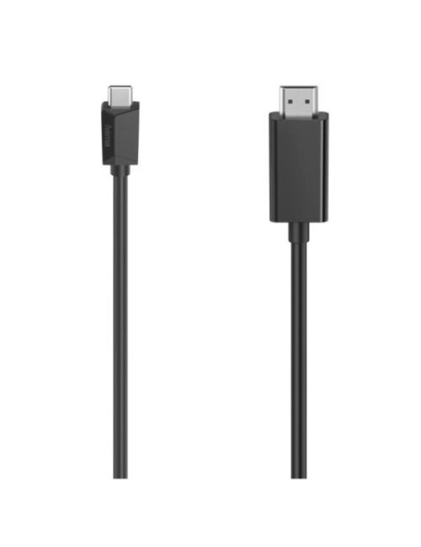 Hama USB-C Male to HDMI Male Cable  Ultra-HD 4K  1.5 Metre