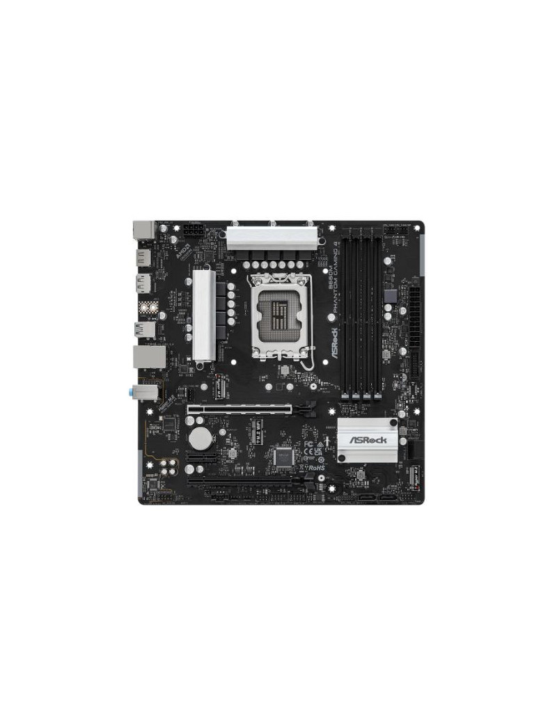 Asrock B660M PHANTOM GAMING 4  Intel B660  1700  Micro ATX  4 DDR4  HDMI  DP  PCIe4  2x M.2