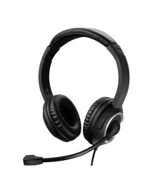 Sandberg (126-16) Chat Headset with Boom Mic  USB-A  40mm Drivers   In-Line Controls  5 Year Warranty