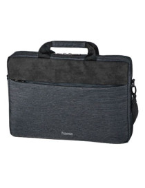 Hama Tayrona Laptop Bag  Up to 14.1“  Padded Compartment  Spacious Front Pocket  Tablet Pocket  Trolley Strap  Dark Grey