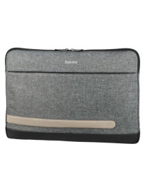 Hama Terra Laptop Sleeve  Up to 15.6“  Padded Compartment  Front Pocket  Grey