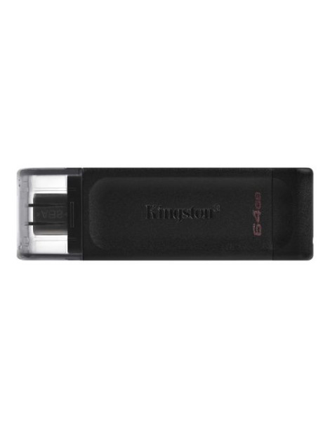 Kingston 64GB DataTraveler 70 USB 3.2 Gen1 Type-C Memory Pen  Cap