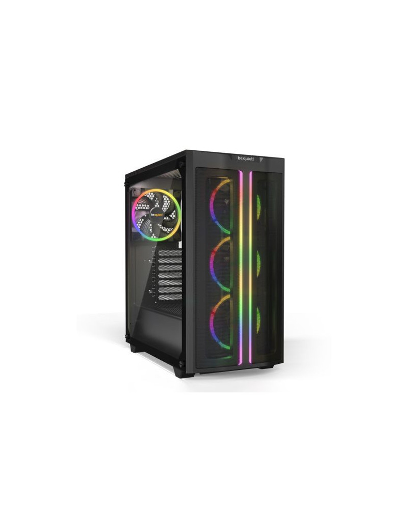 Be Quiet! Pure Base 500 FX Gaming Case w/ Glass Window  ATX  4 ARGB Fans  ARGB PWM Hub  LED Control Button  USB-C