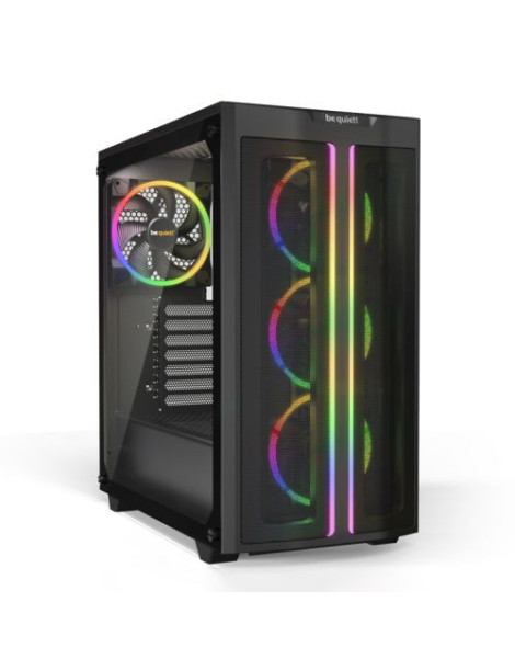 Be Quiet! Pure Base 500 FX Gaming Case w/ Glass Window  ATX  4 ARGB Fans  ARGB PWM Hub  LED Control Button  USB-C