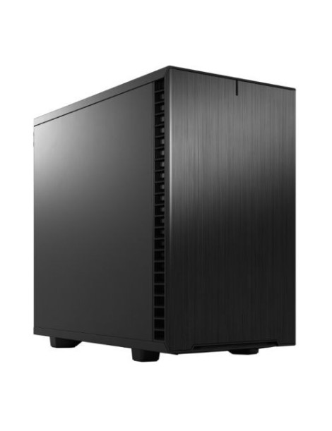 Fractal Design Define 7 Nano (Black Solid) Gaming Case  Mini ITX  2 Fans  Sound Dampening  Ventilated PSU Shroud  USB-C  306 mm GPU Support