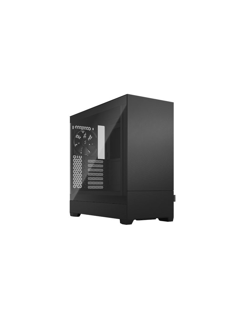 Fractal Design Pop Silent (Black TG) Gaming Case w/ Clear Glass Window  ATX  Sound-Damping Steel & Foam  3 Fans