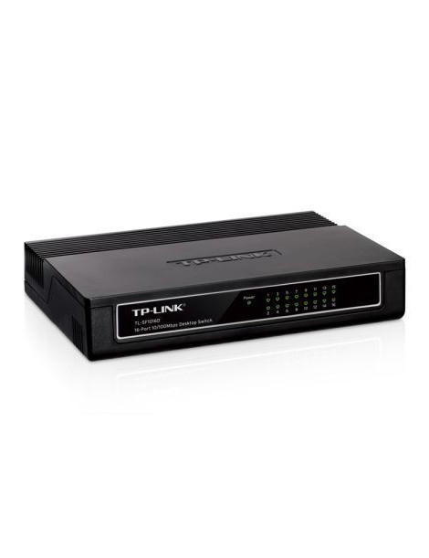 TP-LINK (TL-SF1016D) 16-Port 10/100Mbps Unmanaged Desktop Switch  Plastic Case