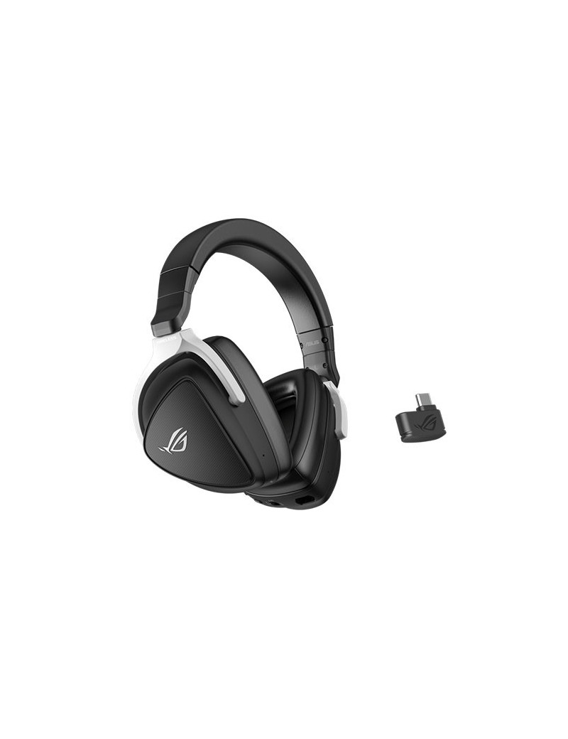 Asus ROG DELTA S Wireless Gaming Headset  Hi-Res  2.4 GHz/Bluetooth  AI Beamforming Mics w/ AI Noise Cancellation  PS5 Compatible