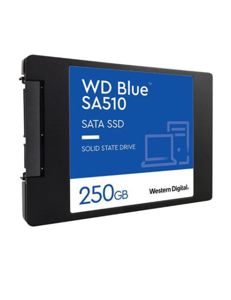 WD 250GB Blue SA510 G3 SSD  2.5“  SATA3  R/W 555/440 MB/s  80K/78K IOPS  7mm