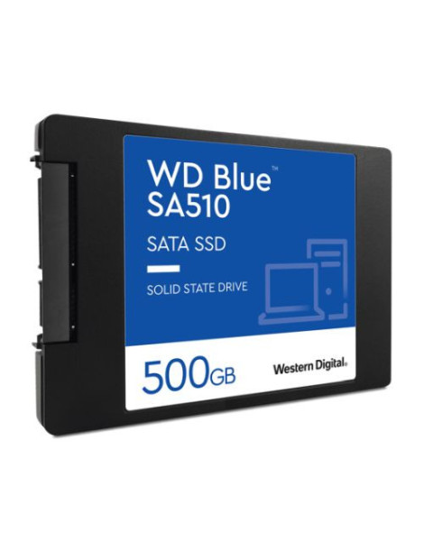 WD 500GB Blue SA510 G3 SSD  2.5“  SATA3  R/W 560/510 MB/s  90K/82K IOPS  7mm