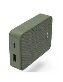 Hama Colour 10 Green 10000mAh Fast Charge Powerbank  USB-A & USB-C  LED Capacity Indicator