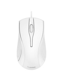 Hama MC-200 Wired Optical Mouse  1000 DPI  USB  3 Buttons  White